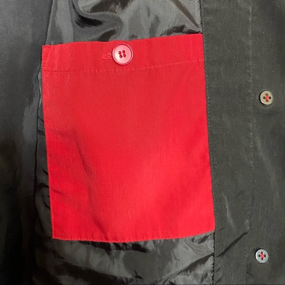 Forecaster Sport Red Medium Length Light Spring Jacket Black Contrast XL - Picture 14 of 16